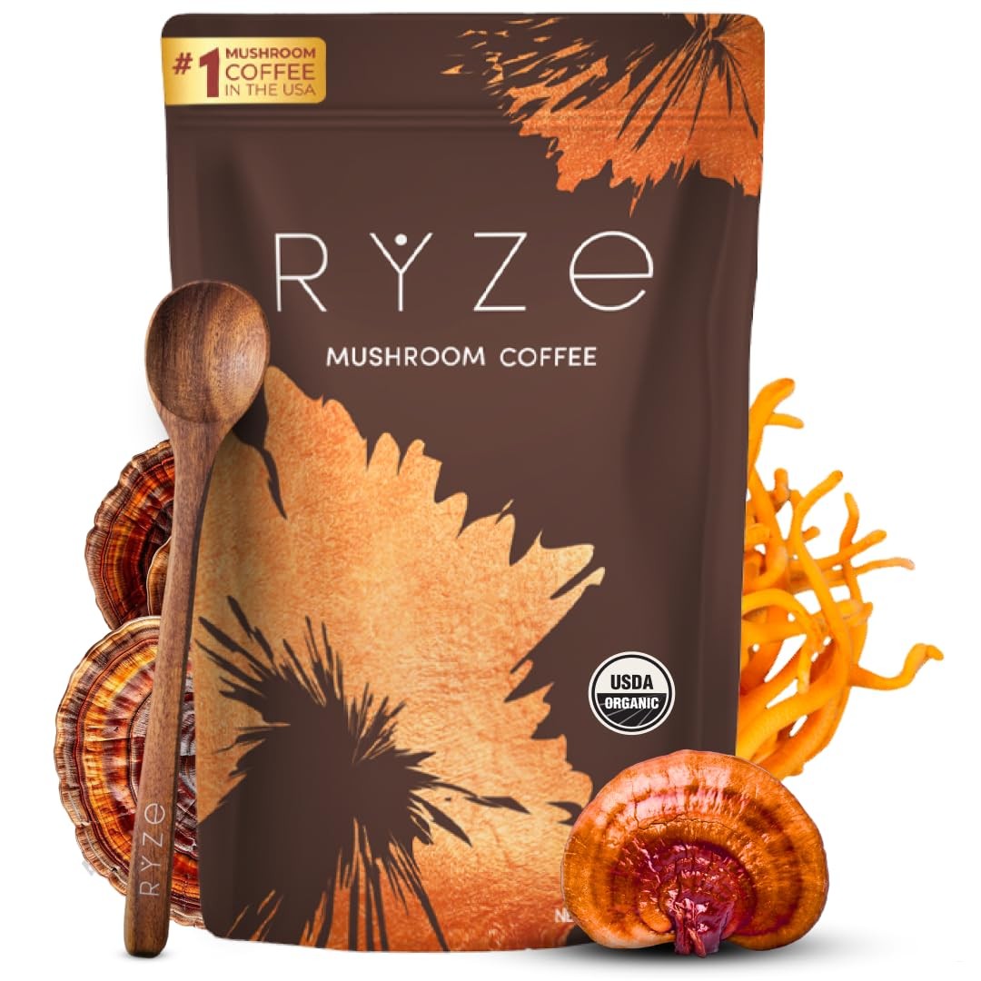 Ryze Coffee – Functional Mushroom Coffee for Focus & Energy